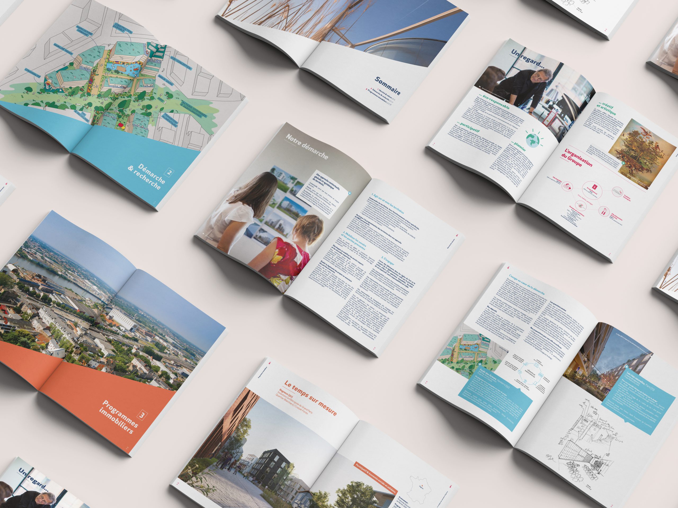 Magazine Set Mockup by Anthony Boyd Graphics Audrey Lehembre - Brémond book de références