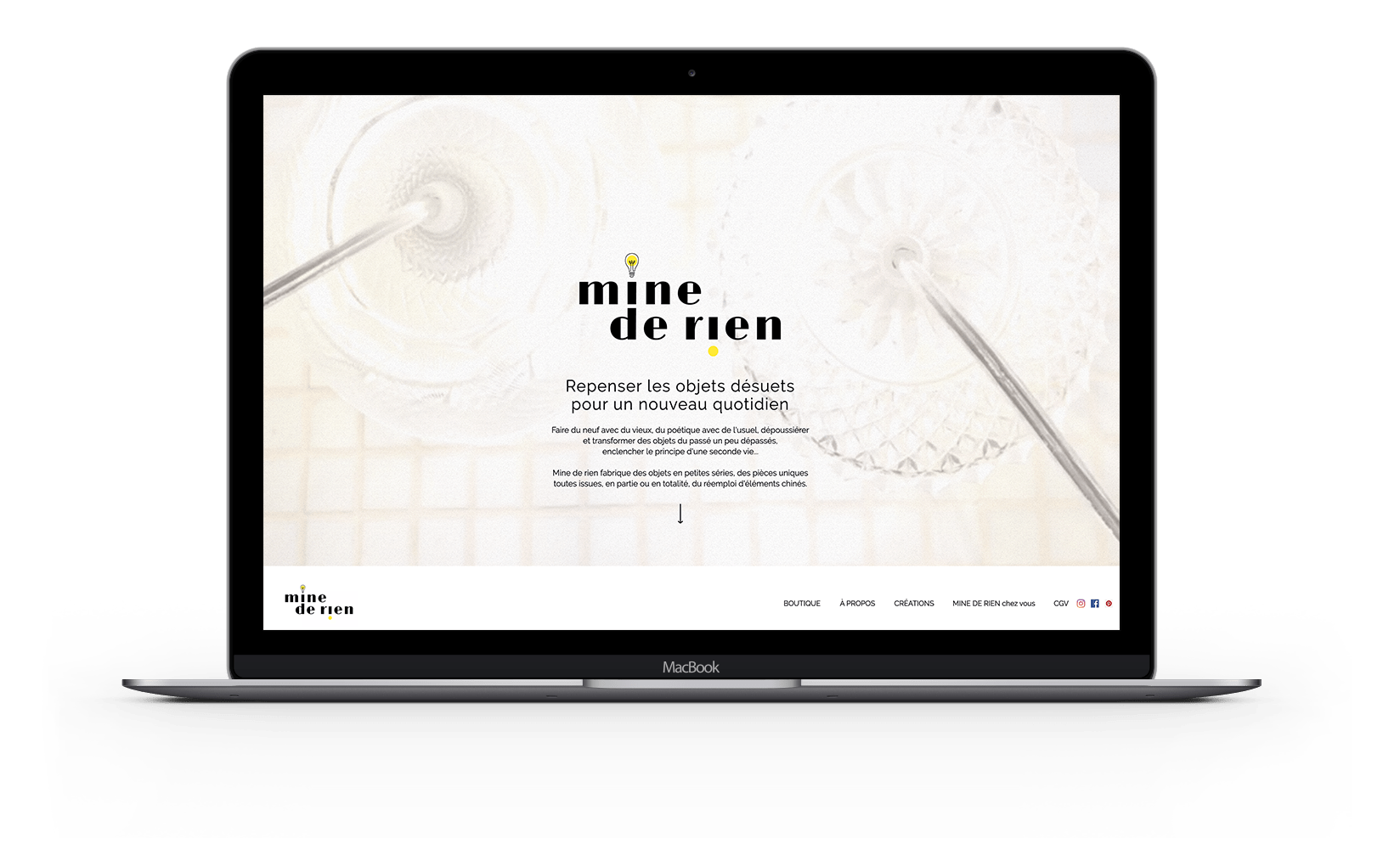 minederien_site Audrey Lehembre - mine de rien site internet